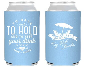 beach themed koozies