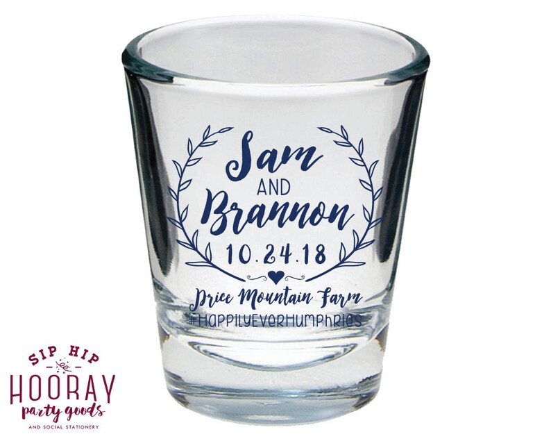 Download Fall In Love 1899 Fall Wedding Shot Glasses Custom Shot Glasses Shot Glasses Wedding Shot Glasses Wedding Favors Favors For Weddings Paper Party Supplies Party Favors Games