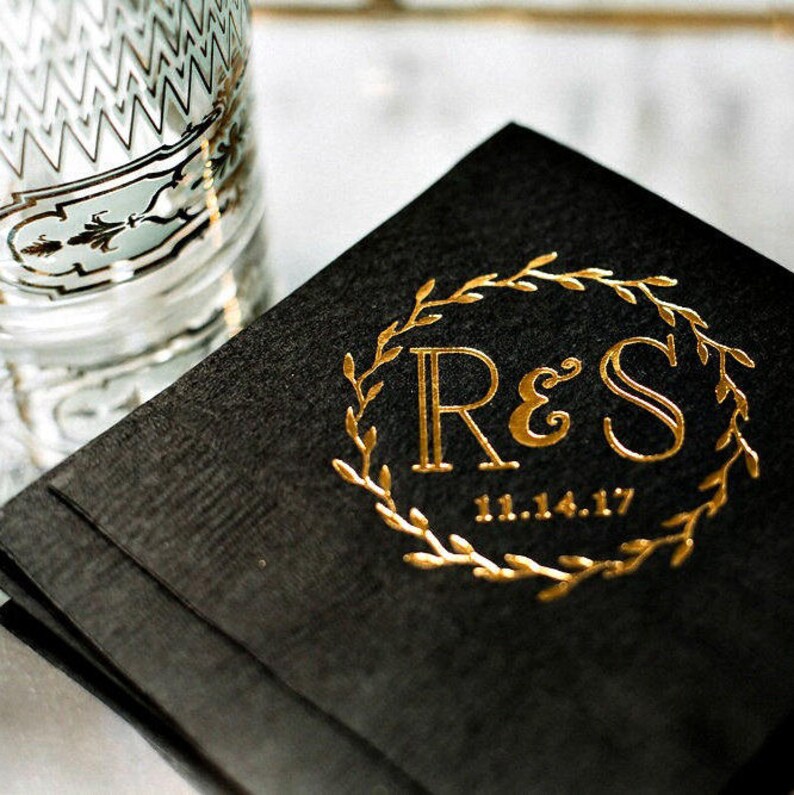 Paper Napkins Party Napkins Personalized Napkins Event Etsy