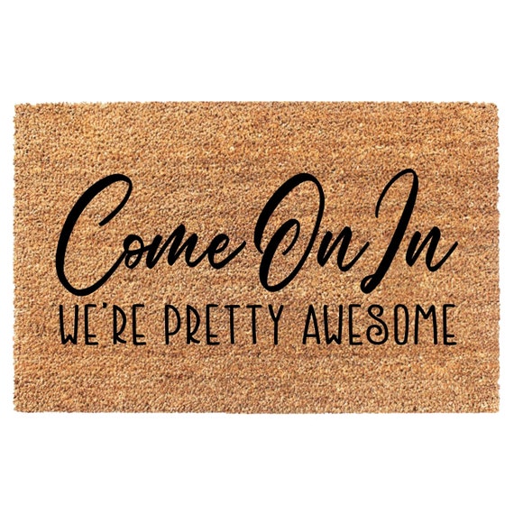 Welcome Mat Funny Welcome Mat Christmas Gift New Home Gift Etsy
