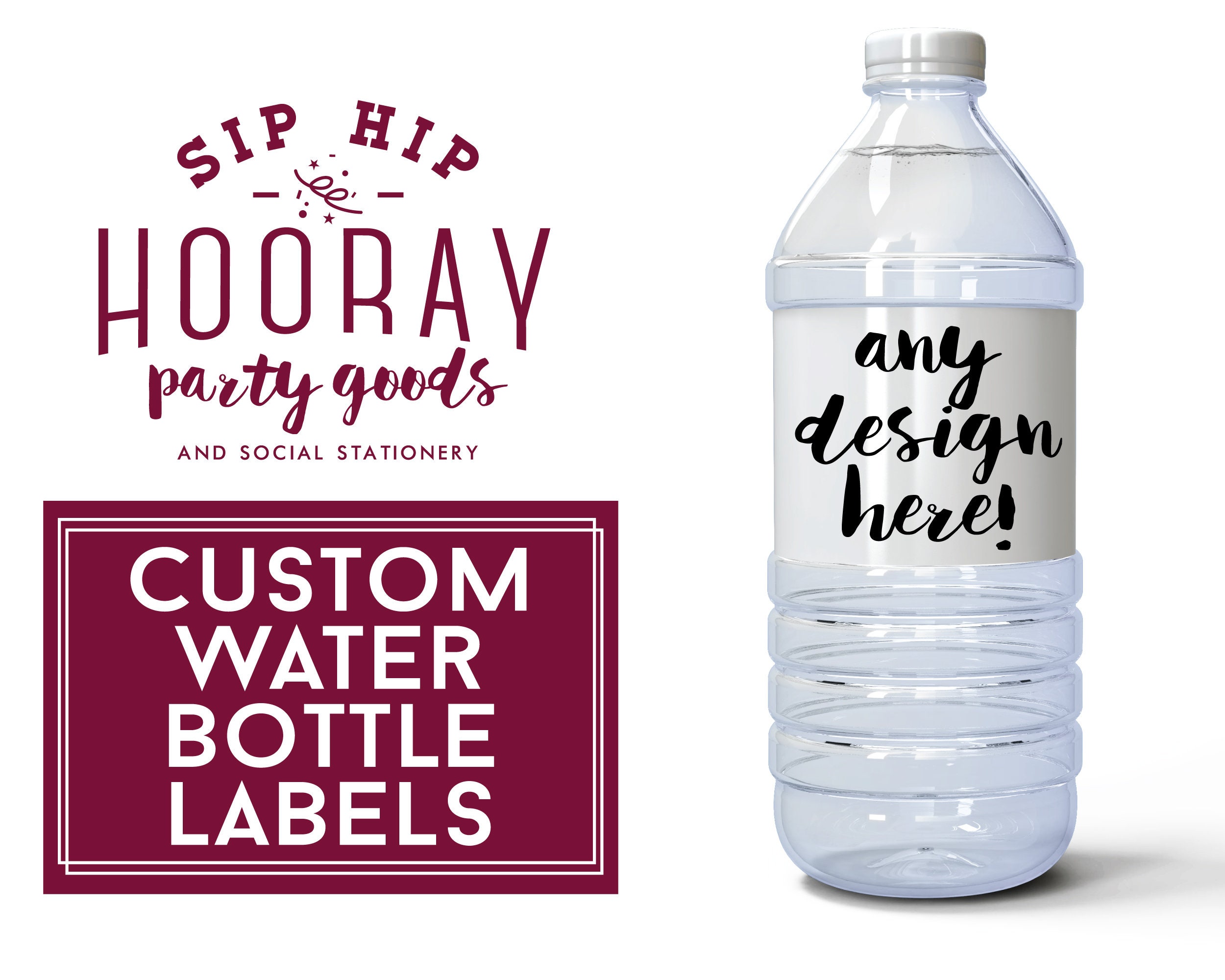 Personalized water bottle labels canada