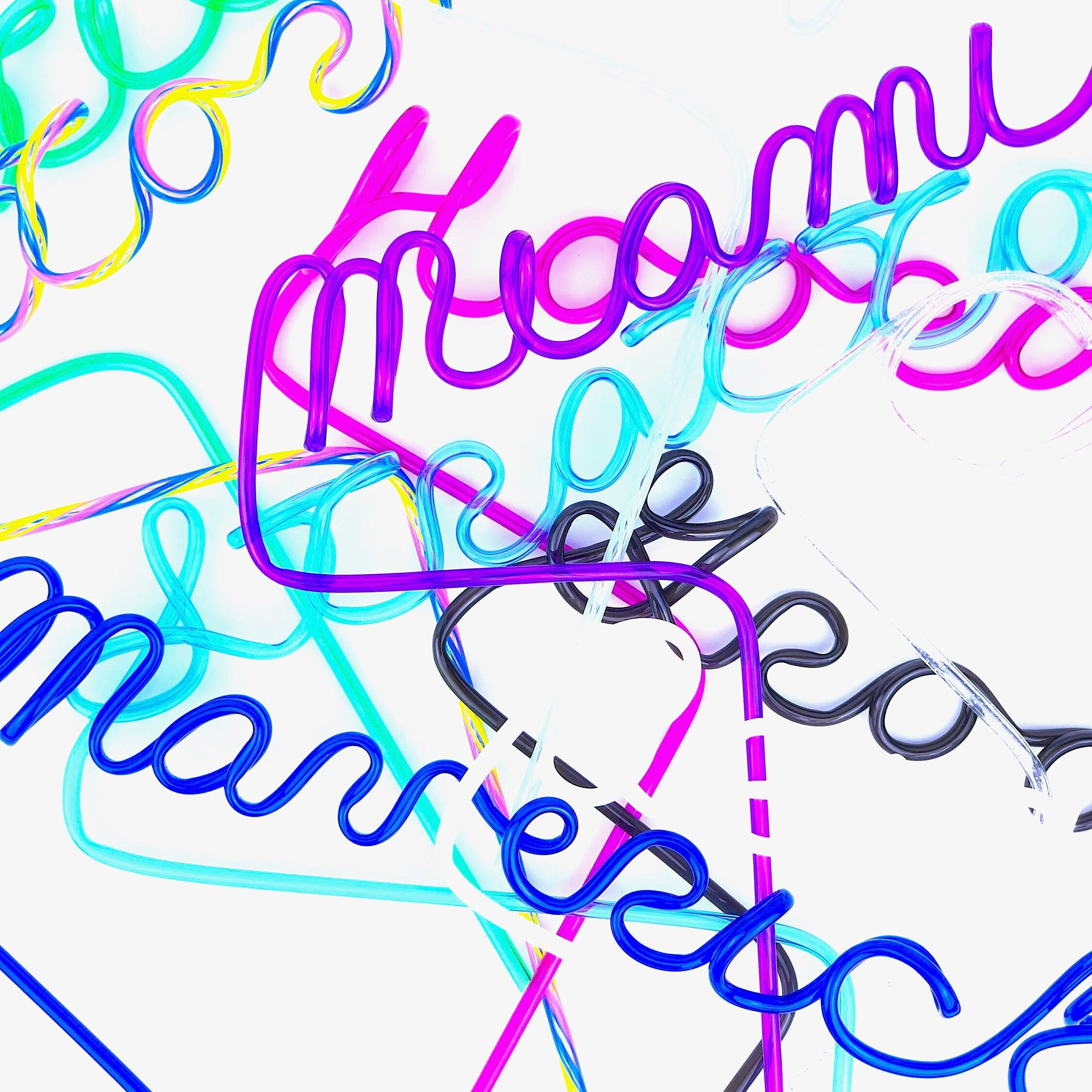 Birthday Party Straws Custom Name Straw Party Straw Party Etsy