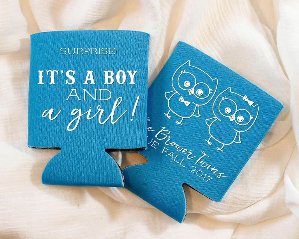 Baby Shower Party Favors Twins Baby Shower Gender Reveal Etsy