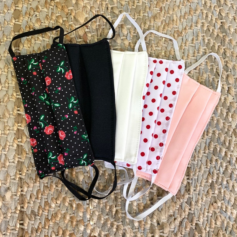 Face Mask Child Size Face Masks Kids Masks Elastic Ear Straps Etsy