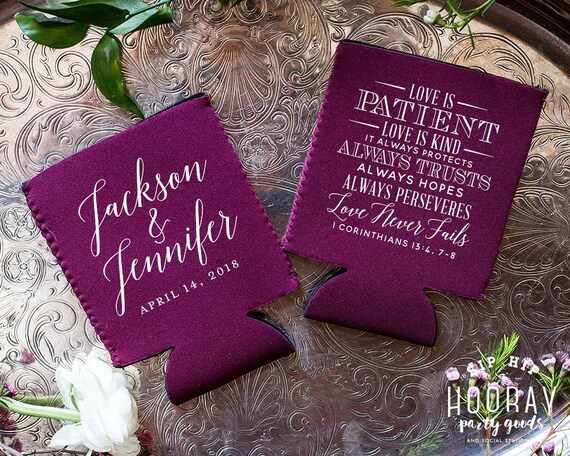Corinthians love is patient 20 wedding favor tags