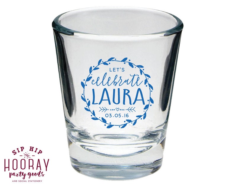 Personalized Shot Glasses Wedding Favors Custom Shot Glasses Shot Glasses Bachelorette Shot Glasses 1407 Bridal Shower Shot Glass