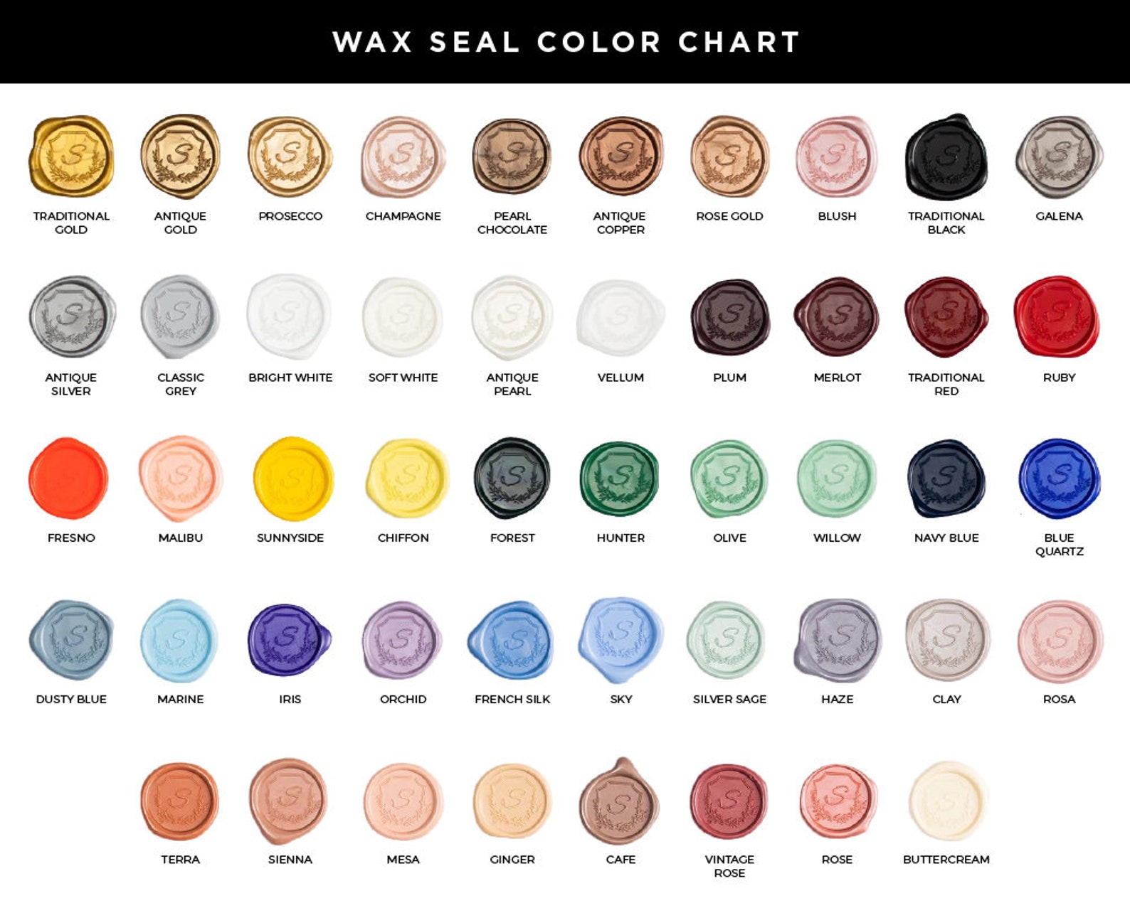 Custom Wax Seals Self Sealing Custom Wax Monogram Seal Etsy