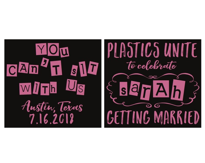 Mean Girls Bachelorette Party Favors You Can't Sit With Etsy