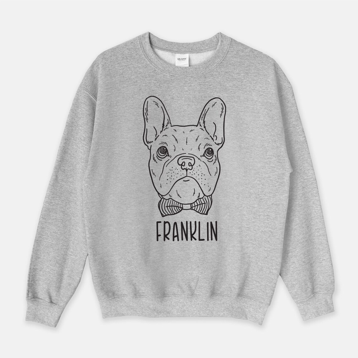 Custom Unisex Crew Neck Sweatshirt Dog Mom Gifts Custom Pet Etsy