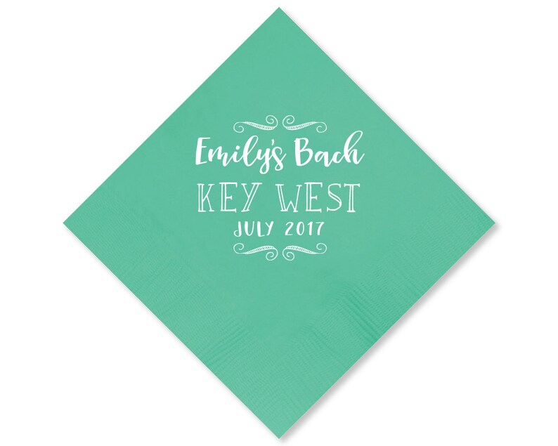 Bachelorette Party Custom Napkin Bachelorette Napkins Fun Etsy