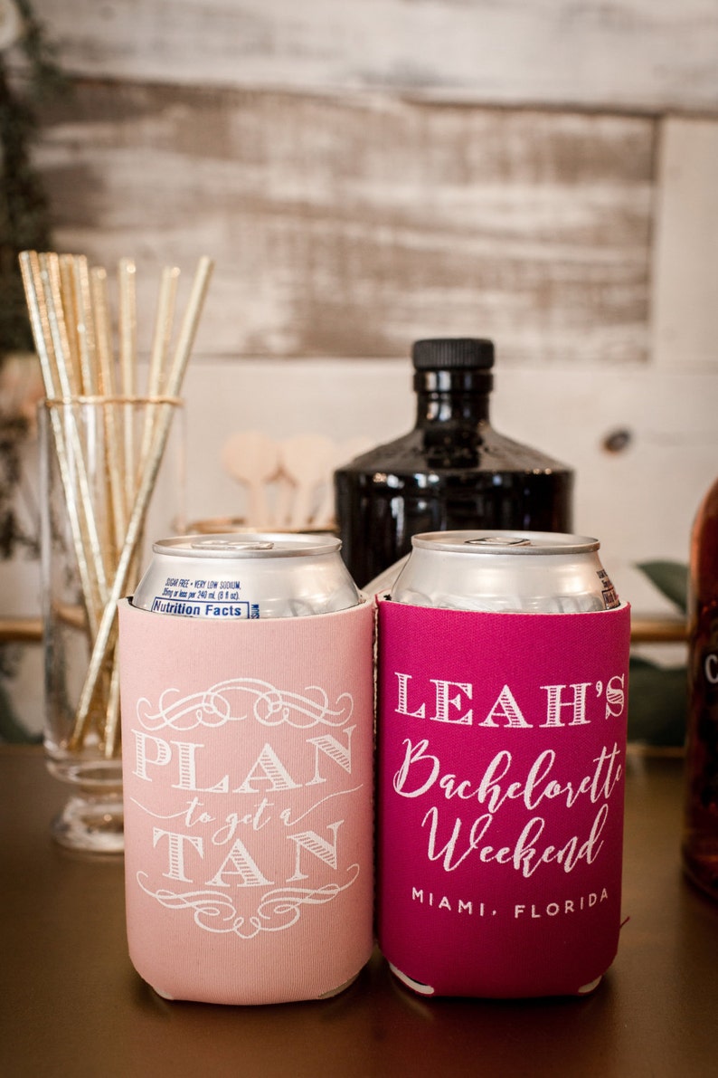 Plan To Get A Tan Beach Party Girls Trip Favors Bachelorette Party 1503 Bridal Shower Favor Bachelorette Weekend Beach Bachelorette