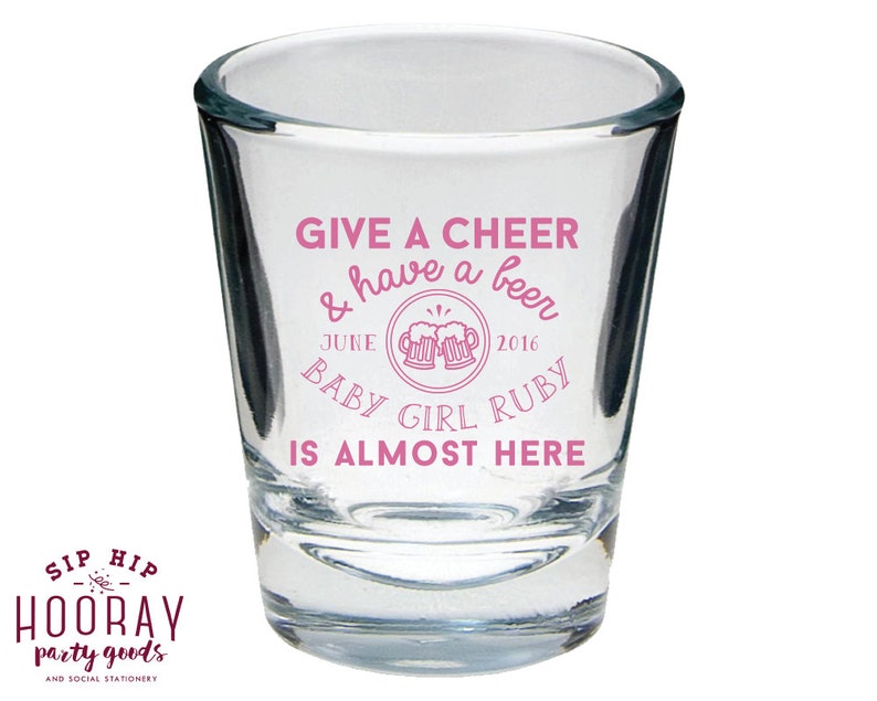 Personalized Shot Glasses Shot Glasses Baby Shower Shot Etsy