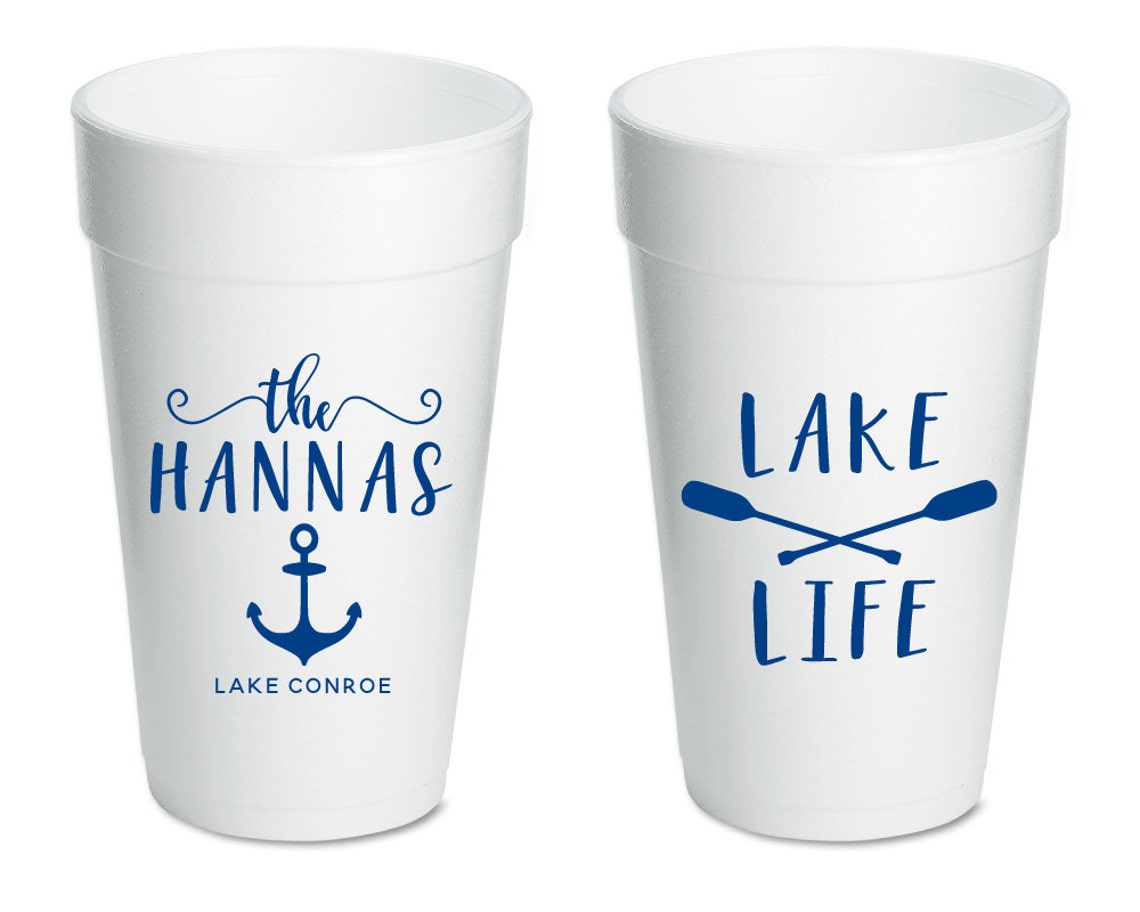 Lake Life Lake House Cup Party Cups Party Favors Family Etsy