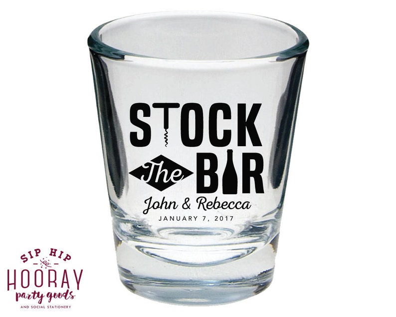 Stock the Bar Shot Glass Shot Glasses Stock the Bar Shot Etsy