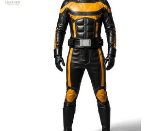 Wolverine Leather Costume | Men X Men Hero Outfit | Gift for Her