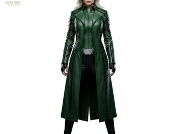 Enchantress Leather Costume | Women Villain Outfit | DC Cosplay Wear | Gift for Her