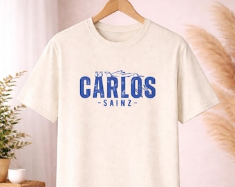 Carlos Sainz Racing T-Shirt | F1 Driver Tribute | Cotton tee Formula One Merch