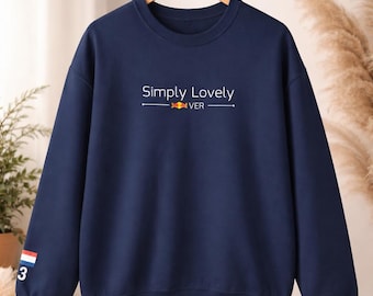 Max Verstappen Sweatshirt | Simply Lovely Crewneck | Red Bull F1 Merch | Formula 1 Apparel