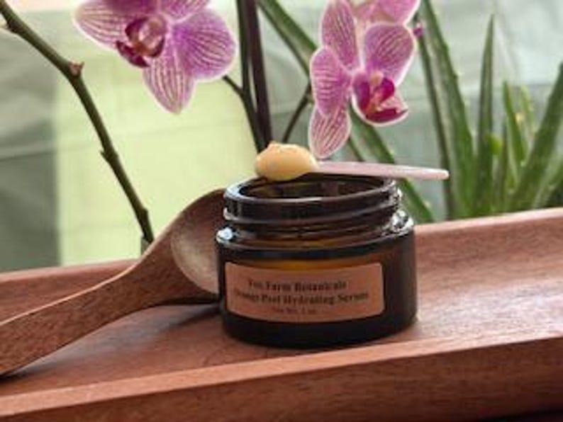 Orangenschalen-Feuchtigkeitscreme für helle, strahlende, hydratisierte Haut | Natürliche botanische Hautpflege | Fuchs Farm Botanicals Bild 1