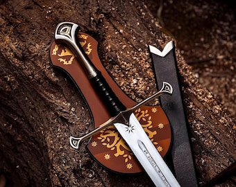 Handmade Stainless Steel King Elessar And King Theoden Sword Replica with Scabbard