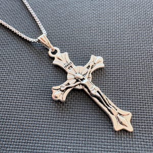 Inri Cross Necklace - Etsy