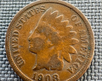 Indian Head Penny • Authentic US Coins • Vintage Copper • No Culls