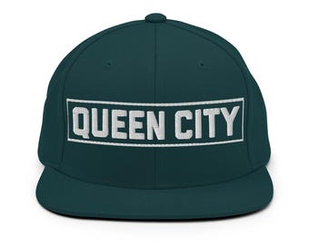 Snapback-hoed van Queen City (witte letter)