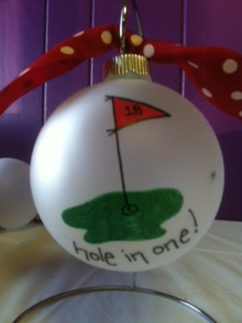 Golf Ornament Etsy