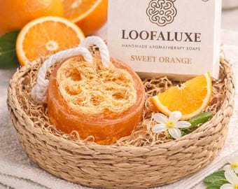 Zeepreep Zoete Sinaasappel Loofah