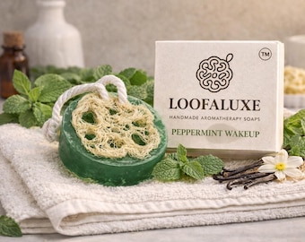 Saponetta di luffa alla menta piperita
