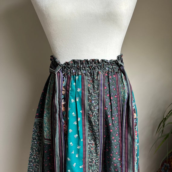 Vintage Suttles & Seawinds Patchwork Quilt Skirt … - image 4