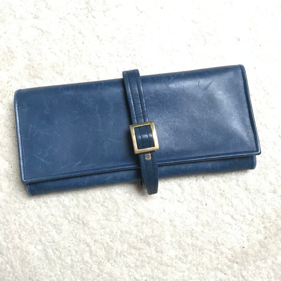 Juliette Blue Clutch Purse Vintage 1960's / 1970's 