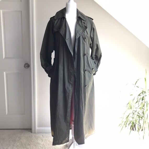 Vintage Laura Ashley Trenchcoat 70s 80s Rain Jack… - image 2