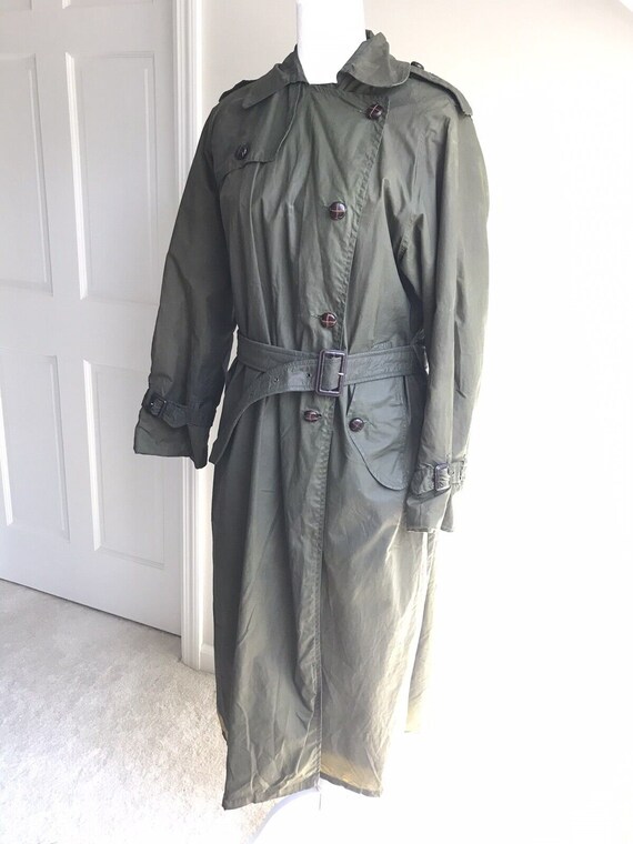 Vintage Laura Ashley Trenchcoat 70s 80s Rain Jack… - image 4