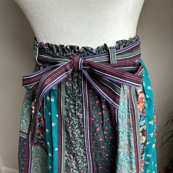 Vintage Suttles & Seawinds Patchwork Quilt Skirt … - image 3