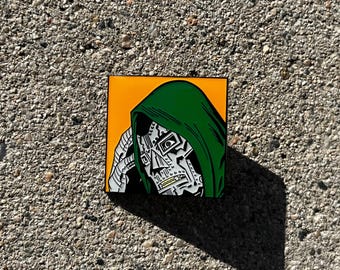 Hip Hop - Pin de esmalte de villano encapuchado