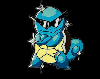 Pin de esmalte Poke - Squirt