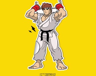 Ryu 4 inch sticker