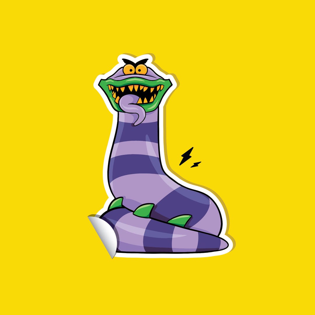 Sandworm Card Sandworm 4 Inch Sticker - Etsy
