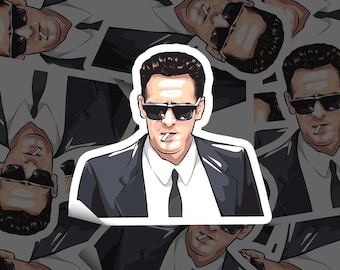 Mr. Blond 4 inch sticker