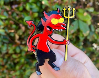 Pin de esmalte de Simp Sons - El Diablo