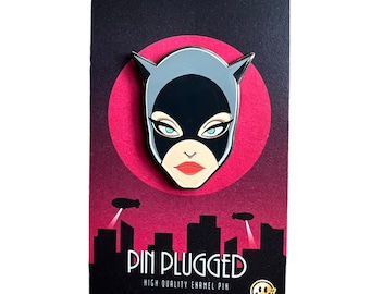 Btas - Pin de esmalte de Cat Woman