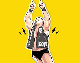 Stone Cold - 4 inch Sticker