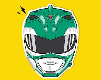 Mmpr Og Tommy 4 Inch Sticker