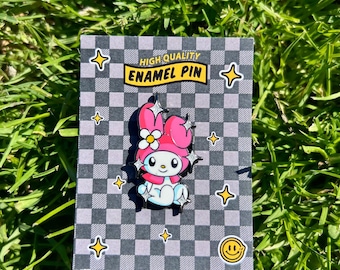 Hello PinPlugged - Melody Enamel Pin