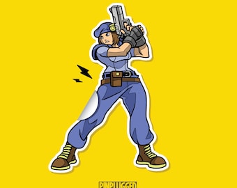 Jill Valentine 4 inch Sticker