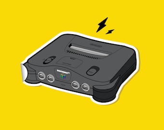 N64 4 inch Sticker