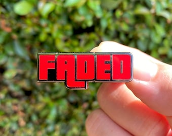 Faded Enamel Pin