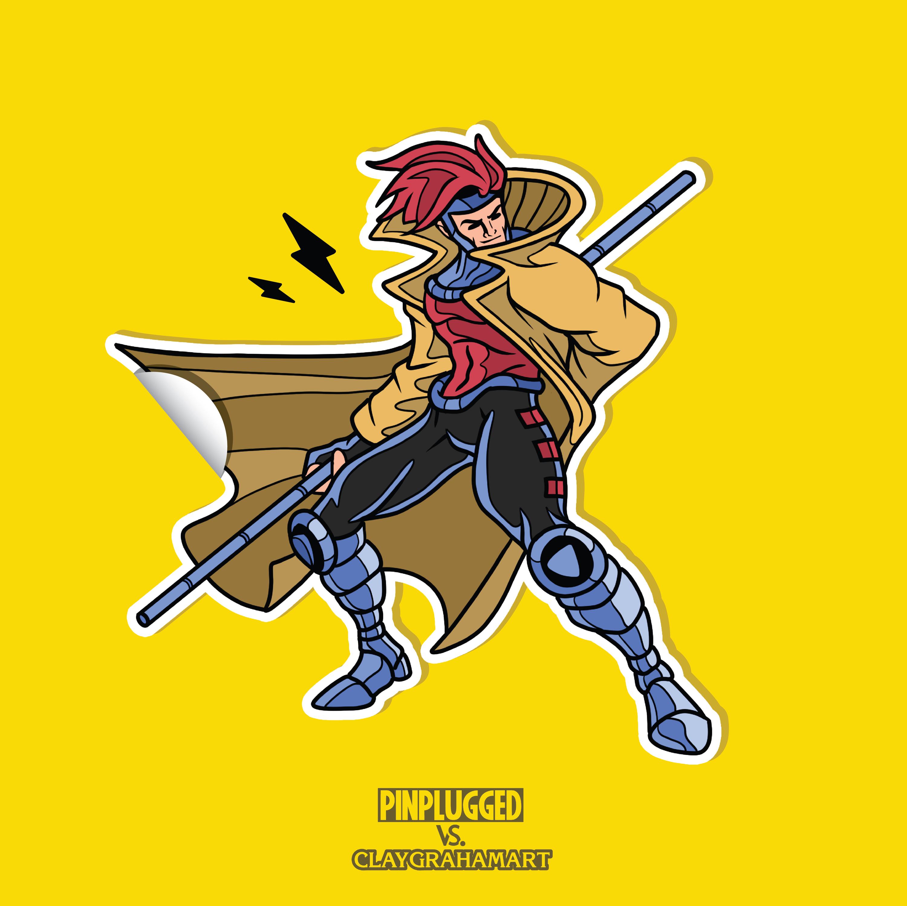 Gambit Sticker Gambit 4 Inch Sticker - Etsy