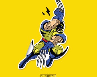 Wolvey 4 inch sticker